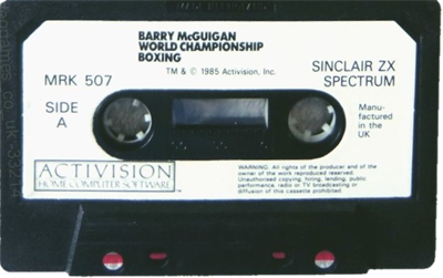 Barry McGuigan World Championship Boxing - Cart - Front Image