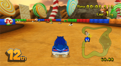Mario Kart Wii Deluxe: Green Edition - Screenshot - Gameplay Image