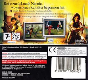 The Chronicles of Narnia: Prince Caspian - Box - Back Image