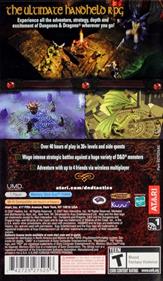 Dungeons & Dragons Tactics - Box - Back Image