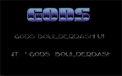 Gods Boulder Dash 6 - Screenshot - Game Title Image