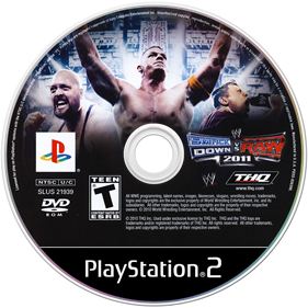 WWE SmackDown vs. Raw 2011 - Disc Image