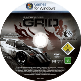 Race Driver: Grid - Disc Image