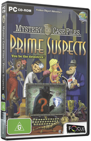 Mystery Case Files: Prime Suspects - Box - 3D Image