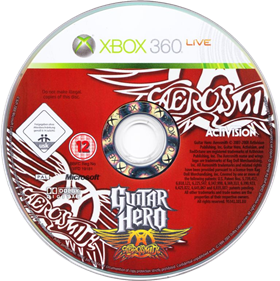 Guitar Hero: Aerosmith - Disc Image