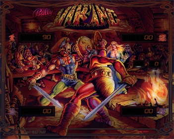 Viking (Bally) - Arcade - Marquee Image