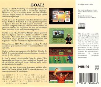 Goal!: FIFA World Cup Soccer Quiz Game - Box - Back Image