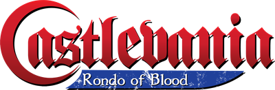 Castlevania: Rondo of Blood - Clear Logo Image