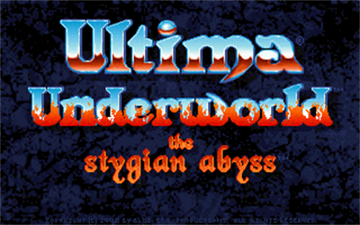 Ultima Underworld: The Stygian Abyss - Screenshot - Game Title Image
