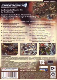 Emergency 4: Deluxe Edition - Box - Back Image