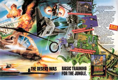 Jungle Strike: The Sequel to Desert Strike - Advertisement Flyer - Front Image