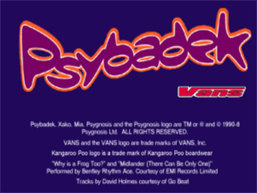 Psybadek - Screenshot - Game Title Image