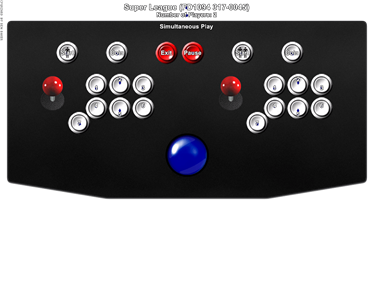 Super League - Arcade - Controls Information Image