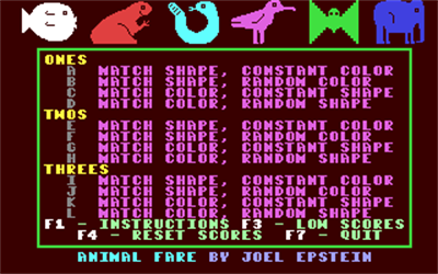 Animal Fare - Screenshot - Game Title Image