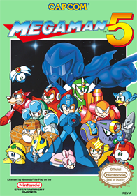 Mega Man 5 - Fanart - Box - Front Image