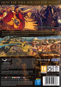 Total War: ROME II - Box - Back Image