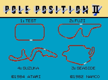 Pole Position II - Screenshot - Game Title Image