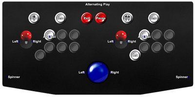 Gypsy Juggler - Arcade - Controls Information Image