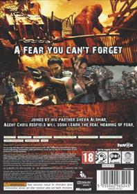 Resident Evil 5 - Box - Back Image