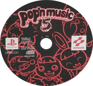 Pop'n Music 5 - Disc Image