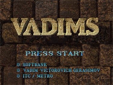 Vadims - Screenshot - Game Title Image