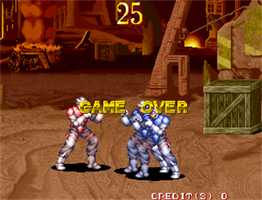 Guardians: Denjin Makai II - Screenshot - Game Over Image