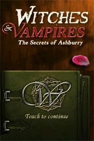 Witches & Vampires: The Secrets of Ashburry - Screenshot - Game Title Image