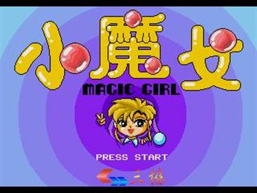 Magic Girl featuring Ling Ling the Little Witch - Screenshot - Game Title