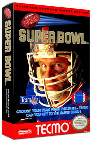 Tecmo Super Bowl - Box - 3D Image