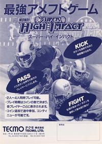 Super High Impact - Advertisement Flyer - Back Image