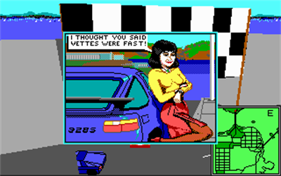 Vette!: The Street Race Simulation through San Francisco - Screenshot - Game Over Image
