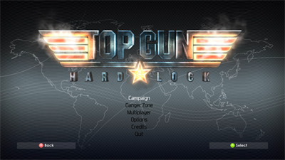 Top Gun: Hard Lock - Screenshot - Game Title Image
