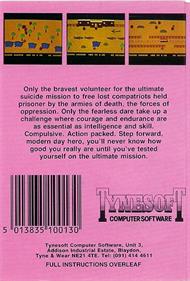 Who Dares Wins II - Box - Back Image