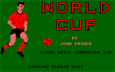 World Cup (Artic Computing) - Screenshot - Game Title Image