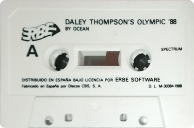 Daley Thompson's Olympic Challenge - Cart - Front Image