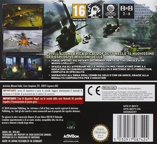 Call of Duty: Black Ops - Box - Back Image