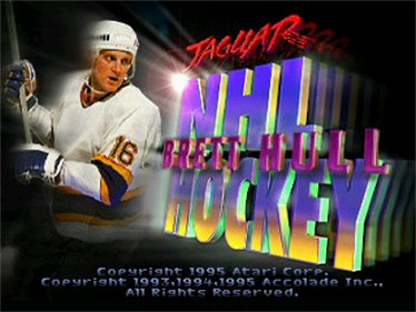 Brett Hull NHL Hockey - Screenshot - Game Title Image