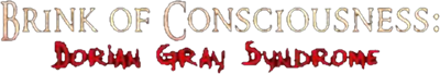 Brink of Consciousness: Dorian Gray Syndrome - Clear Logo Image