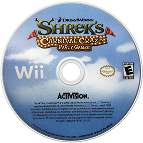 Shrek's Carnival Craze: Party Games - Disc Image