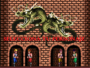 Double Dragon Revolution - Screenshot - Game Select Image