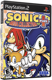 Sonic Mega Collection Plus - Box - 3D Image