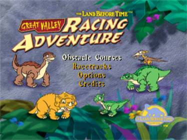 The Land Before Time: Great Valley Racing Adventure - Screenshot - Game Title Image