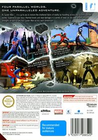 Spider-Man: Shattered Dimensions - Box - Back Image