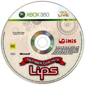 Lips: Number One Hits - Disc Image