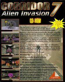 Corridor 7: Alien Invasion - Box - Back Image