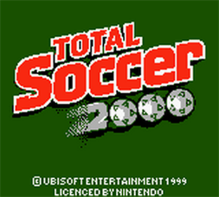 David O'Leary's Total Soccer 2000 - Screenshot - Game Title Image