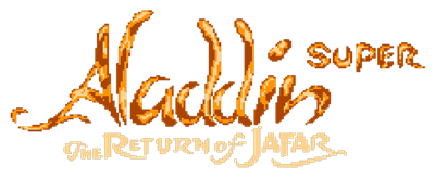 Super Aladdin: The Return of Jafar - Clear Logo Image