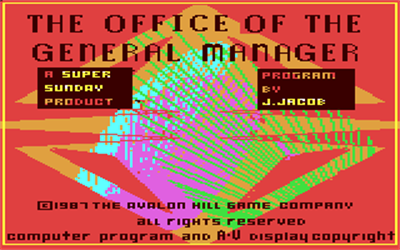Super Sunday: The Office of the General Manager - Screenshot - Game Title Image