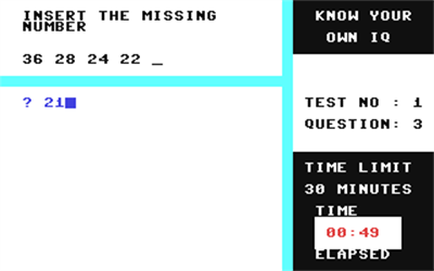 Know Your Own IQ - Screenshot - Gameplay Image