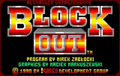 Block Out - Screenshot - Game Title